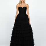 SERENITY SWEETHEART STRAPLESS BALL GOWN B64D15L