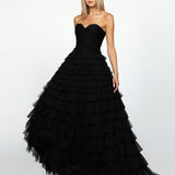 SERENITY SWEETHEART STRAPLESS BALL GOWN B64D15L