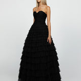SERENITY SWEETHEART STRAPLESS BALL GOWN B64D15L
