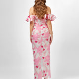 JACQUIE OFF SHOULDER MIDAXI B75D06L