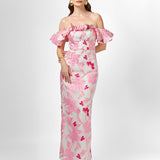 JACQUIE OFF SHOULDER MIDAXI B75D06L
