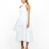 MILKY WAY HALTER NECK MIDI DRESS B55D43S