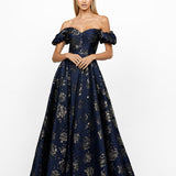 SANDY SWEETHEART OFF SHOULDER GOWN B56D07L