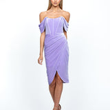 ZOE CORSET MIDI DRESS BL54D08S