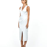 MARILYN HALTER MIDI DRESS BL54D32S