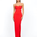 CALLISTA CUT OUT MAXI DRESS BL55D15L