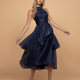 MILKY WAY HALTER NECK MIDI DRESS B55D43S