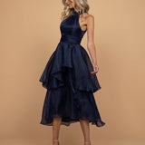 MILKY WAY HALTER NECK MIDI DRESS B55D43S