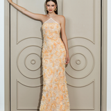 ILLIA ROSETTE FISHTAIL GOWN B68D21L