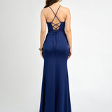 KEIRI HALTER CORSET MAXI BL82D37L