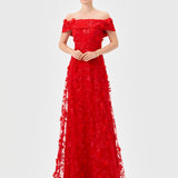 EDIE OFF SHOULDER GOWN B82D71L