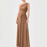NISHA ONE SHOULDER GOWN BL82D46L