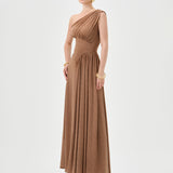 NISHA ONE SHOULDER GOWN BL82D46L