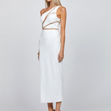 NARA ONE SHOULDER MIDI BL72D68S