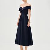 WYNTER OFF SHOULDER MIDI BL82D30S