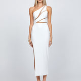 NARA ONE SHOULDER MIDI BL72D68S