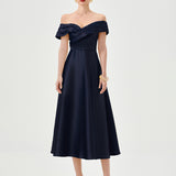 WYNTER OFF SHOULDER MIDI BL82D30S