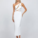 NARA ONE SHOULDER MIDI BL72D68S