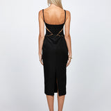 YVES CUT OUT BODYCON MIDI BL72D67S