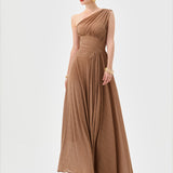 NISHA ONE SHOULDER GOWN BL82D46L
