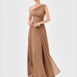 NISHA ONE SHOULDER GOWN BL82D46L