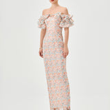 OLYVIA OFF SHOULDER MAXI BL82D35L