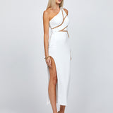 NARA ONE SHOULDER MIDI BL72D68S