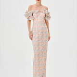 OLYVIA OFF SHOULDER MAXI BL82D35L