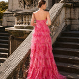 CALANTHA SWEETHEART TIERED BALL GOWN B83D0292