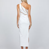 NARA ONE SHOULDER MIDI BL72D68S