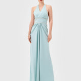 KAHLIA HALTER NECK GOWN B82D77L
