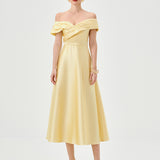 WYNTER OFF SHOULDER MIDI BL82D30S