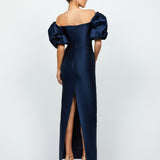 MEREDITH PUFF SLEEVES SCOOPED GOWN B82D81L