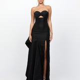 RAIN STRAPLESS CUT OUT GOWN B79D24L