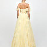 KELI OFF SHOULDER BALL GOWN B79D25L