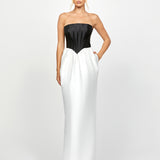 ROSEMARY STRAPLESS CORSET GOWN B79D19L