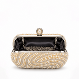 ISALYN PEARL SWIRL CLUTCH 20685A