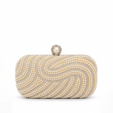 ISALYN PEARL SWIRL CLUTCH 20685A