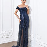 ETHEL COWL GOWN B65D12L