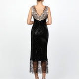 LEAH V NECK LACE MIDI B79D13S