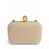 ELOISE SLEEK PEARL CLUTCH GOLD 421