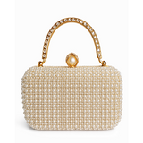 ELOISE SLEEK PEARL CLUTCH GOLD 421