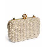 ELOISE SLEEK PEARL CLUTCH GOLD 421