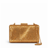 LAUNA SLEEK RHINESTONE DARK GOLD CLUTCH 433-DARK GOLD