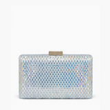 LAUNA SLEEK RHINESTONE PEARLESCENT CLUTCH 433-PEARLESCENT