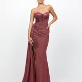ZOHARA STRAPLESS GOWN B79D10L