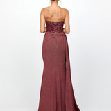 ZOHARA STRAPLESS GOWN B79D10L