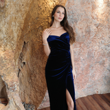 GABBY VELVET MAXI BL55D02L