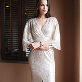 OPRAH CAPE GOWN B77D28L