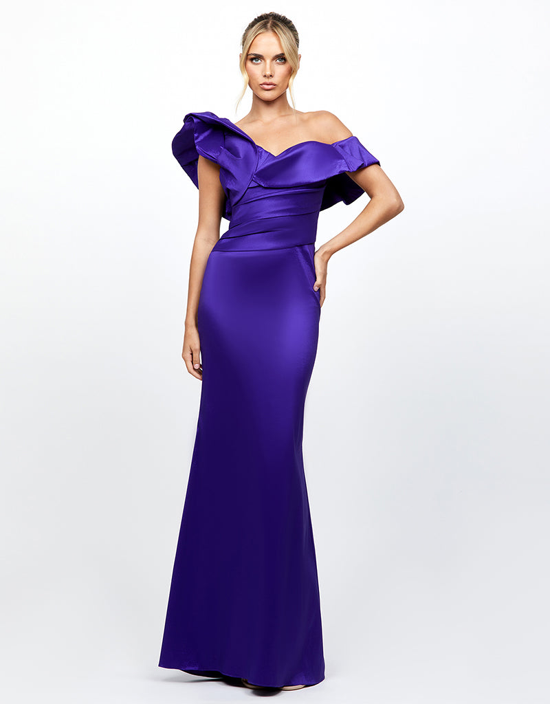 MURIEL OFF SHOULDER GOWN B79D21L